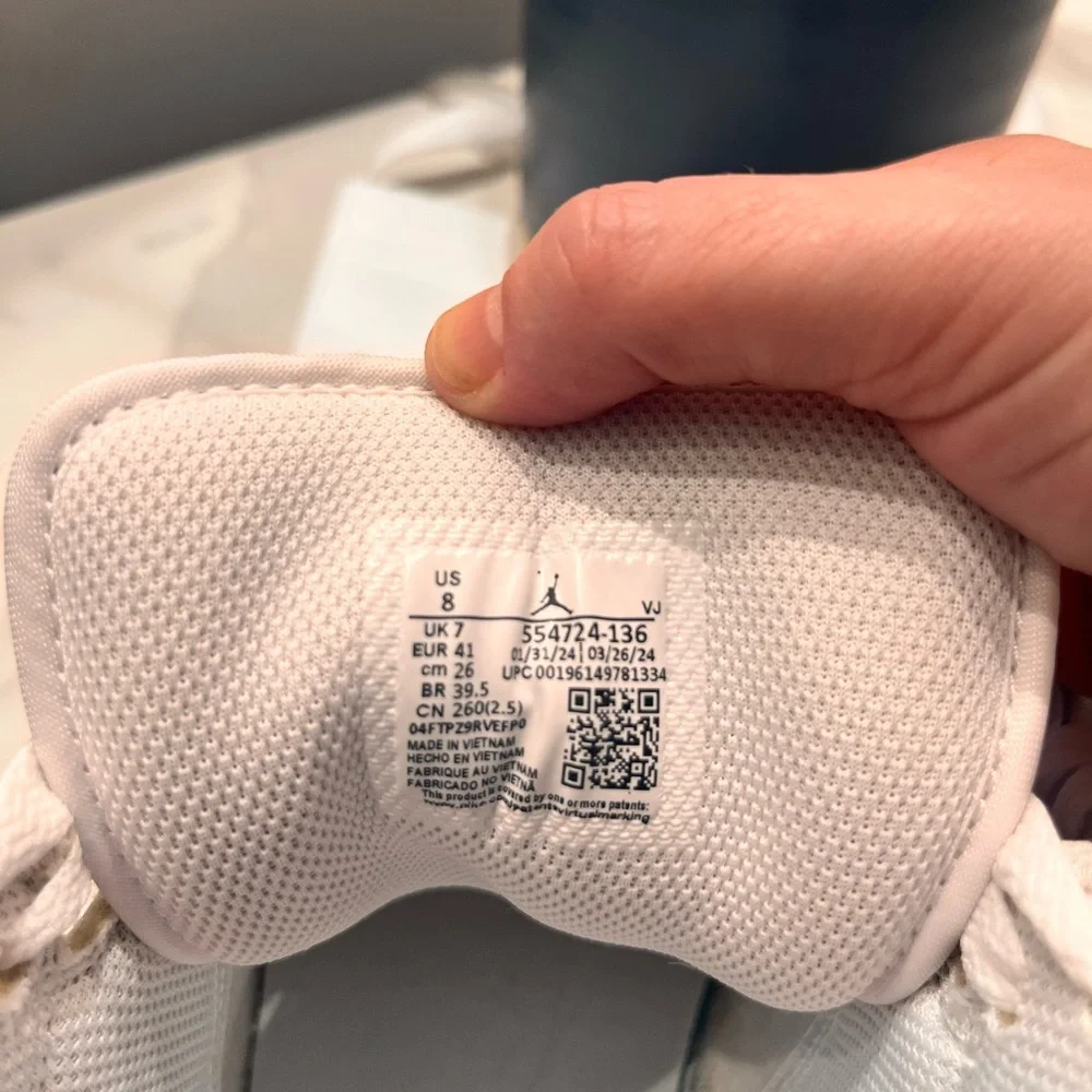 Jordan White High-Top Sneakers - Picture 5 of 5